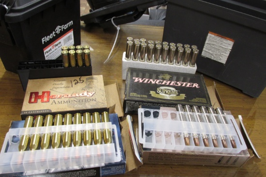 17 ROUNDS 25.-06 REMINGTON 117 gr. & 26 ROUNDS WINCHESTER 270 130 gr.