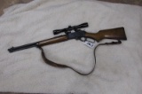 MARLIN .30-.30- LEVER w/ Deer field 4 x 32 scope, sling,  rusty