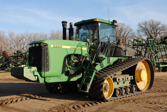 2000 JOHN DEERE 9400T, 7,292 hrs., hrs. power shift, . 5 remotes, new turbo, auto trac ready,+