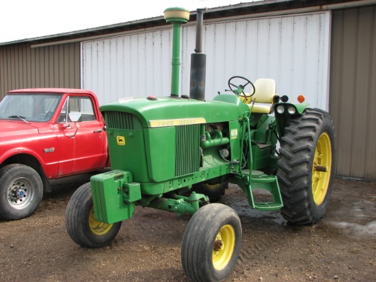 1963 JOHN DEERE 4010 DIESEL, open station, 8 spd. syncro, 3 pt.,  2 hyd.  w / splitter,+