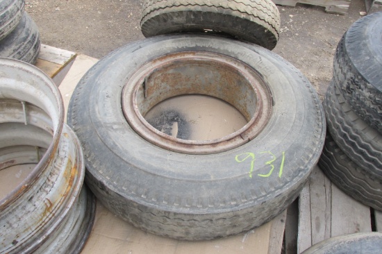 10.00 X 20" on DAYTON RIM