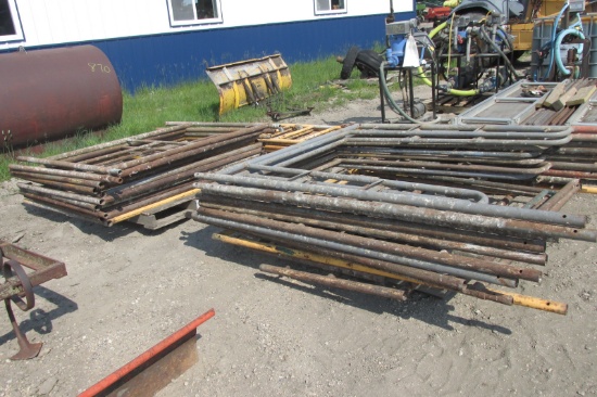 10- 5' X 5,  4-2 1/2' X 5' ,  10- 5' X 6' , 2-3' X 5' SCAFFOLDING FRAMES