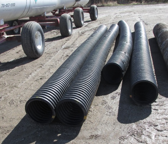 4-16" X 20' PERFORATED PLASTIC PIPE