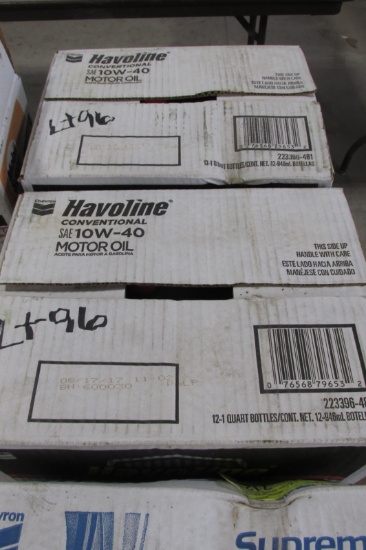 24 QUARTS HAVOLINE 10W-40 OIL