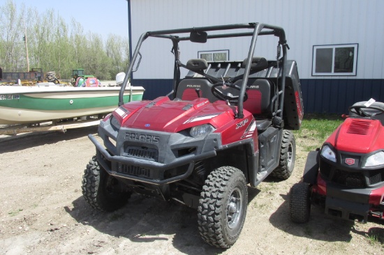 2012 POLARIS 800 XP SIDE BY SIDE, dump box, 790 hrs., 6,215 miles. nice