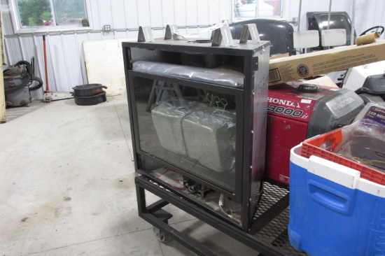 NEW 33" LENNOX GAS FIREPLACE INSERT, instructions included