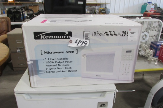 NEW KENMORE 1100 WATT MICROWAVE - never out of box