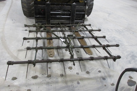 5' SPRING TOOTH ADJUSTABLE HARROW SECTION (ROUGH )  & 42" LIGHT BLADE