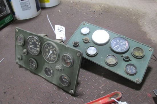 2 JEEP INSTRUMENT CLUSTERS
