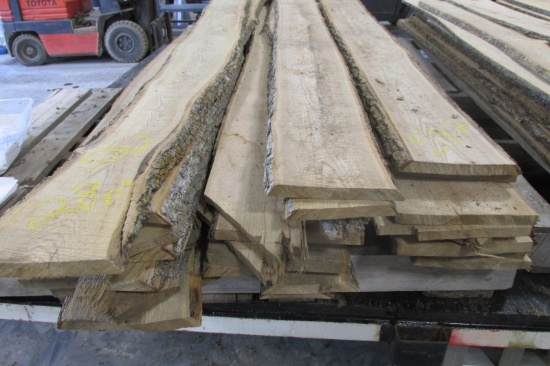28- 1" X 6" & 8" X 8' ASH ROUGH CUT LUMBER