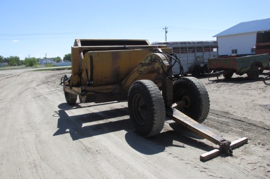 6 YARD ASHLAND SCRAPER, 9.00 X 20" tires