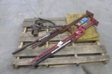 2-HANDYMAN JACKS, TARP, & HYD. HOSE