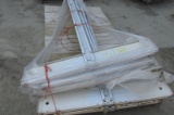 PALLET OF SHELVING w / UPRIGHTS, approx. 140' shelving - 30 +' when assembled