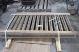 5 - 6' X 32 SECTIONS OF WOOD RAILING