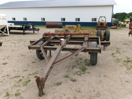 9' GRAHAM HOEME CHISEL PLOW,  rigid shanks, new tire