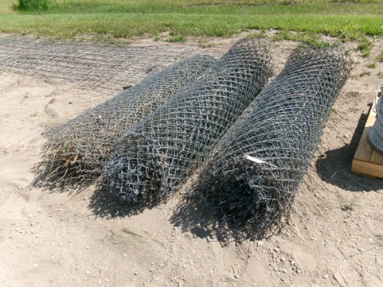 3 ROLLS 6' CHAIN LINK FENCE