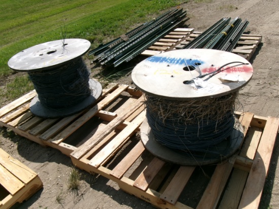 2 SPOOLS ELECTRIC FENCE WIRE