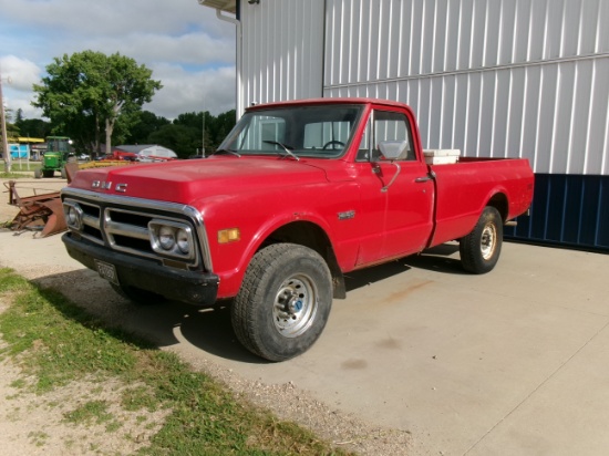 1972 GMC 2500 REG. CAB LONG BOX 4WD, 350, auto