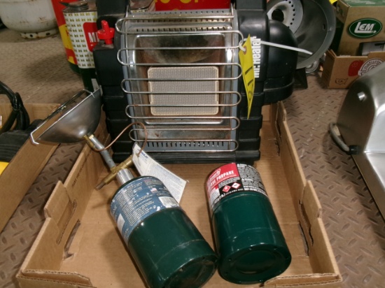 MR. HEATER 4,000 BTU, SUNFLOWER HEATER, & FULL PROPANE TANK | Online ...
