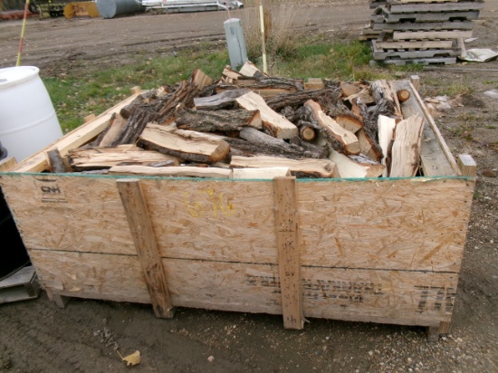 3' x 4' x 4' BOX OF CUT, SPLIT & SEASONED HARDWOOD