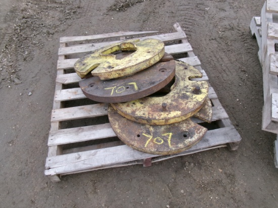 4- JOHN DEERE REAR END WEIGHTS