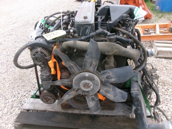 1993 5.9 L. 12 VALVE CUMMINS, includes radiator, inter cooler & oil cooler, working engine