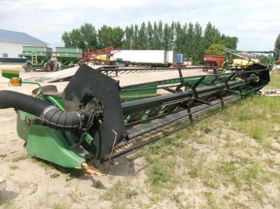JOHN DEERE 930F FLEX HEAD w / CRARY AIR REEL, fore & aft, full finger