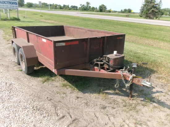 6' X 10' TANDEM AXLE DUMP TRAILER,