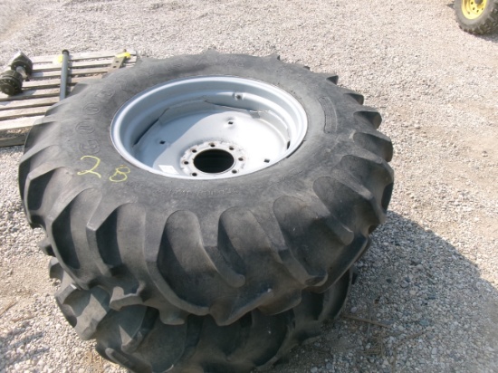 2-14.9 X 24" TIRES