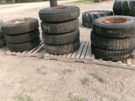 10-10" x 20" on OPEN RIMS
