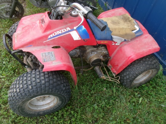 HONDA 70 cc 4-WHEELER, ran last fall