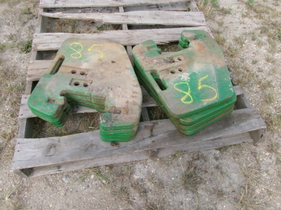 8-JOHN DEERE FRT. END WEIGHTS (8 X bid )