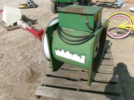 24" 10 H.P. BIN FAN. 220 V., single phase