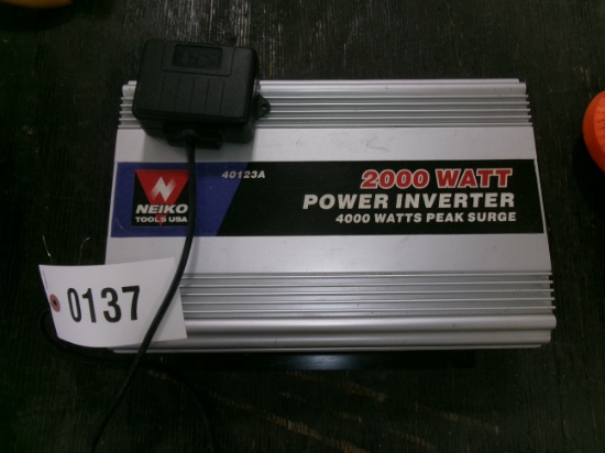 NEIKO 2000 WATT POWER INVERTER 4000 WATT PEAK SURGE, model 40123A