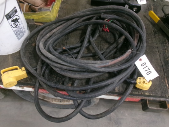 2-220 VOLT EXTENSION CORD (1- w / no ends )
