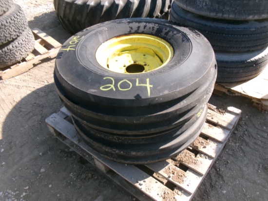 2-14L X 16.1 6 BOLT RIBBED TIRES