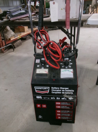 CENTURY 6- & 12-VOLT BATTERY CHARGER & LIGHT JUMPER CABLES