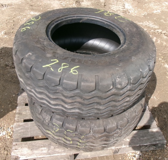 2-GOODYEAR 440 X 55 R 18" TIRES