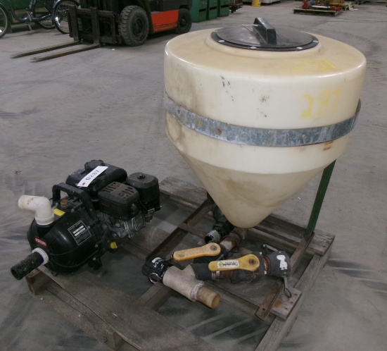 2" GAS WATER PUMP (Briggs), INDUCTION CONE, & INLINE FILTER