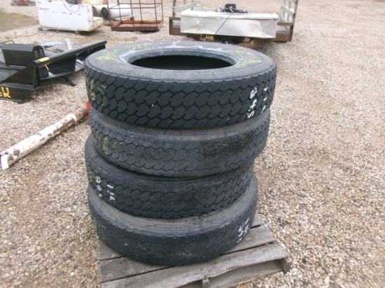 4-11R X 24.5 TRUCK TIRES