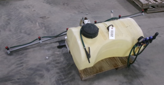 HOME MADE ATV MOUNT 12 VOLT 20 GALLON SPRAYER