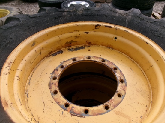 2-24.5 X 32" TIRES on 10 hole rims