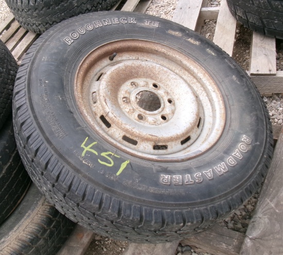 245 / 75 / 16" on CHEVY RIM