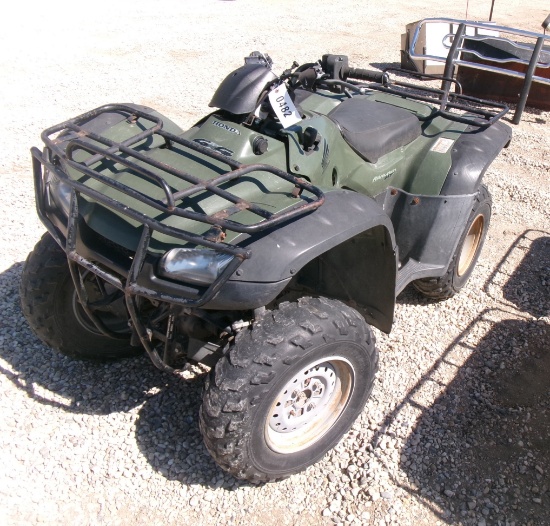 2005 HONDA 350 4 X 4 4 WHEELER, non runner, elec. problems