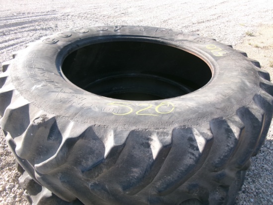 2-18.4 X 38" TIRES