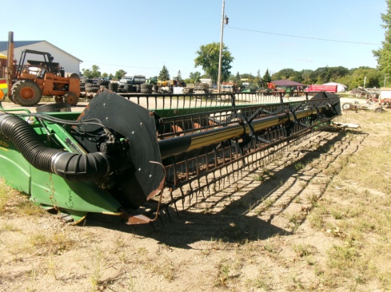 JOHN DEERE 635 FLEX HEAD w / AIR BAR, SN. 716088