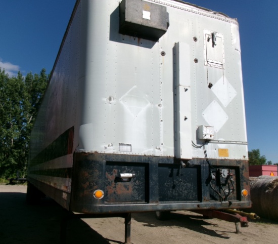 48' FRAUHAUF DRY VAN, LO-PRO 24.5'S, SWING DOORS