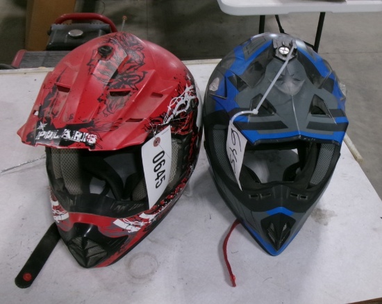 2-Polaris Helmets-L & Xl