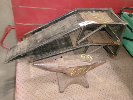 CAR RAMPS & ANVIL w / rough top