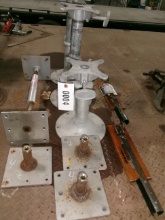 ADJ. BOAT SEAT PEDESTALS & 2 WINDJIGGER ROD HOLDERS